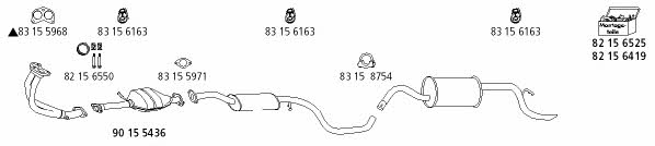  FO_316 Exhaust system FO316