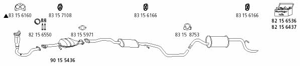  FO_341 Exhaust system FO341