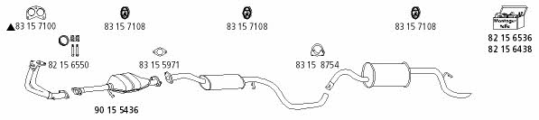  FO_343 Exhaust system FO343