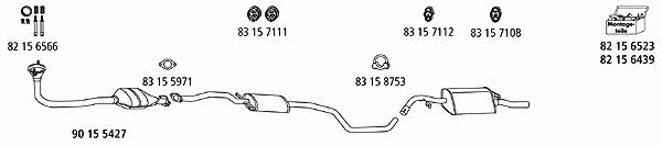  FO_345 Exhaust system FO345