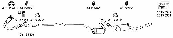 HJS Leistritz FO_420 Exhaust system FO420