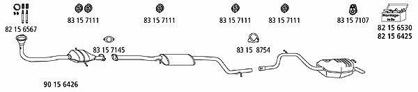  FO_522 Exhaust system FO522