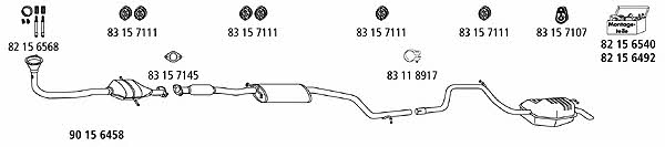 HJS Leistritz FO_536 Exhaust system FO536