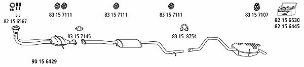  FO_539 Exhaust system FO539