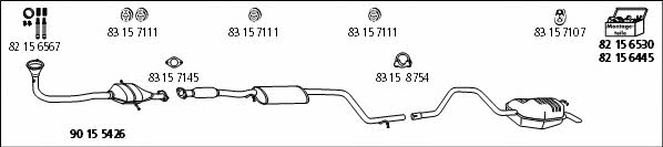  FO_540 Exhaust system FO540