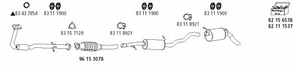  FO_742 Exhaust system FO742