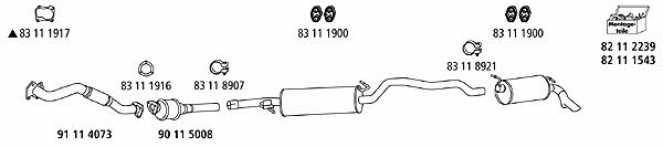  FO_750 Exhaust system FO750