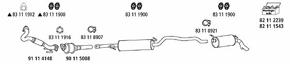  FO_751 Exhaust system FO751