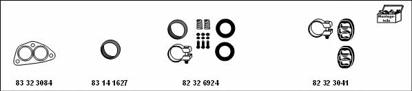  MT-FI41 Exhaust system MTFI41