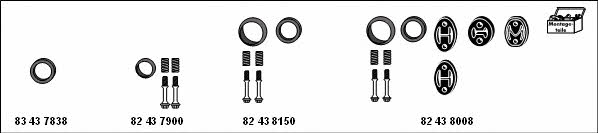 HJS Leistritz MT-HON15 Exhaust system MTHON15