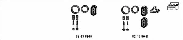 HJS Leistritz MT-HON49 Exhaust system MTHON49