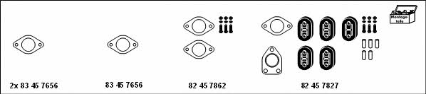 HJS Leistritz MT-MIT58 Exhaust system MTMIT58