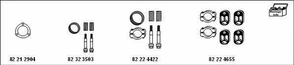 HJS Leistritz MT-PEU18 Exhaust system MTPEU18