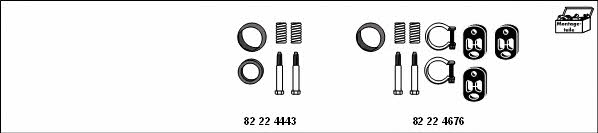 HJS Leistritz MT-PEU66 Exhaust system MTPEU66