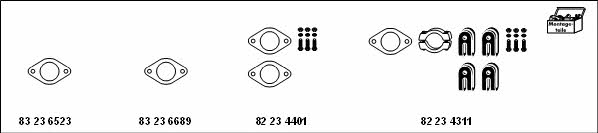  MT-REN101 Exhaust system MTREN101