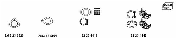 HJS Leistritz MT-REN67 Exhaust system MTREN67