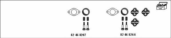 HJS Leistritz MT-SUB14 Exhaust system MTSUB14