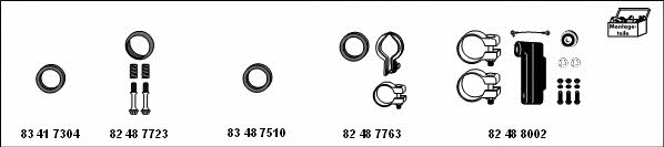  MT-TOY113 Exhaust system MTTOY113