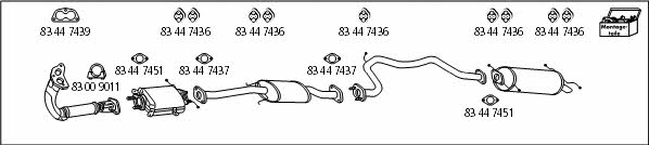  MA_132 Exhaust system MA132