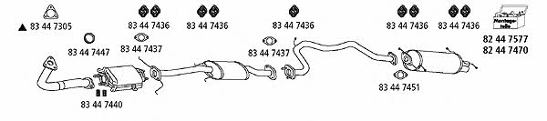  MA_149 Exhaust system MA149