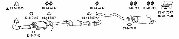  MA_150 Exhaust system MA150