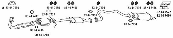  MA_162 Exhaust system MA162