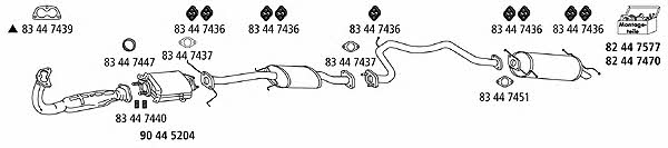  MA_167 Exhaust system MA167