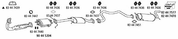  MA_185 Exhaust system MA185