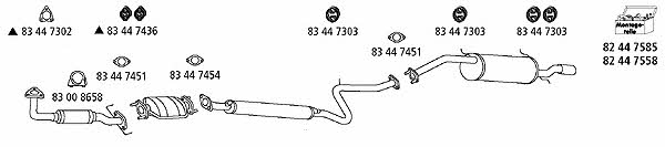  MA_198 Exhaust system MA198