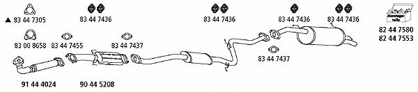  MA_224 Exhaust system MA224