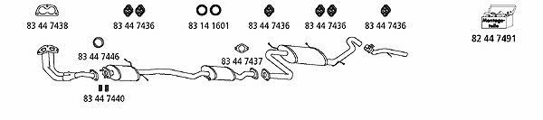 HJS Leistritz MA_28 Exhaust system MA28