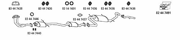 HJS Leistritz MA_29 Exhaust system MA29