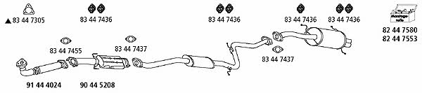 HJS Leistritz MA_52 Exhaust system MA52