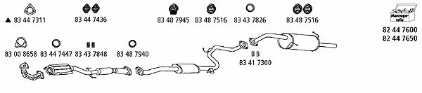 HJS Leistritz MA_81 Exhaust system MA81