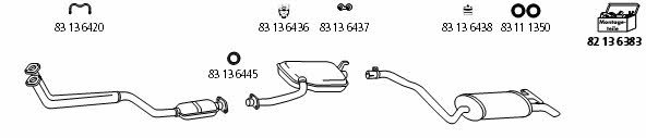  ME_102 Exhaust system ME102