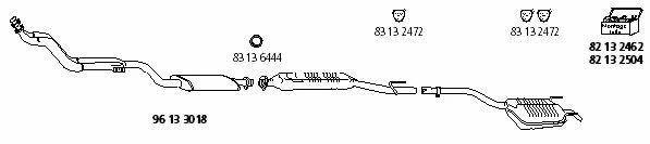  ME_123 Exhaust system ME123