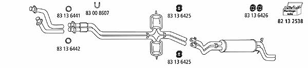 HJS Leistritz ME_290 Exhaust system ME290