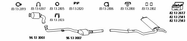 HJS Leistritz ME_369 Exhaust system ME369