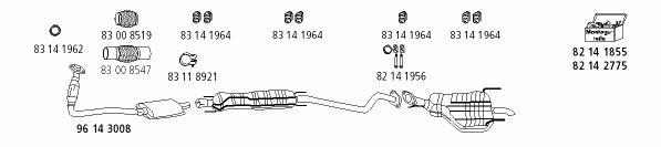 HJS Leistritz OP_1391 Exhaust system OP1391