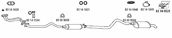  OP_145 Exhaust system OP145