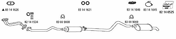  OP_147 Exhaust system OP147