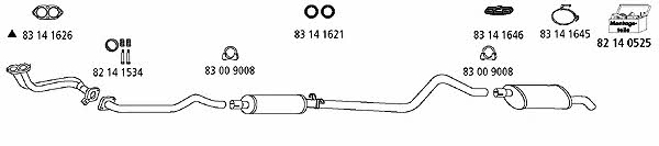  OP_148 Exhaust system OP148