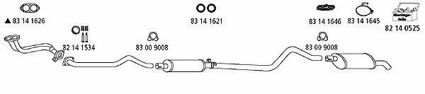 HJS Leistritz OP_152 Exhaust system OP152