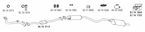  OP_290 Exhaust system OP290