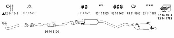 HJS Leistritz OP_294 Exhaust system OP294