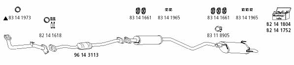  OP_350 Exhaust system OP350