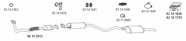  OP_383 Exhaust system OP383