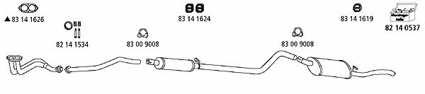 HJS Leistritz OP_45 Exhaust system OP45