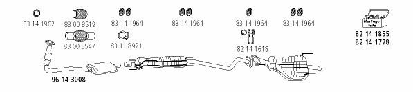  OP_492 Exhaust system OP492