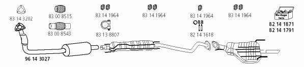  OP_535 Exhaust system OP535